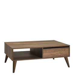 Hanah Home Shp-655-Oo-1 Mesa de Centro Oslo y Nogal 110x42x65cm Tablero Partículas Melamina 16mm